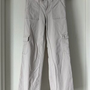 abercrombie kids Light Gray Cargo Pants
